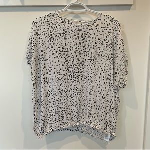 Kaffe Short Sleeved polka dot blouse.